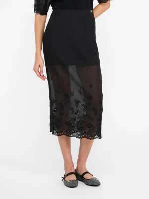 Liu Jo Organza Skirt With Embroidery LIUJO