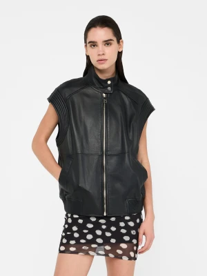 Liu Jo Oversized Leather Gilet LIUJO