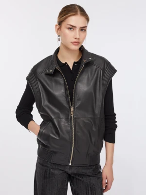 Liu Jo Oversized Leather Gilet LIUJO