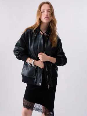 Liu Jo Oversized Leather Jacket