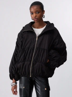Liu Jo Oversized Nylon Bomber czarny