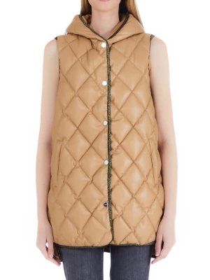 Liu Jo Padded Caramel-coloured Vest LIUJO