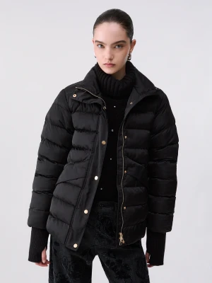 Liu Jo Padded Jacket In Glossy Nylon czarny