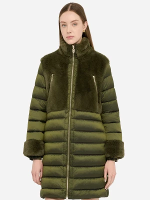 Liu Jo Padded Jacket With Faux Fur Inserts LIUJO