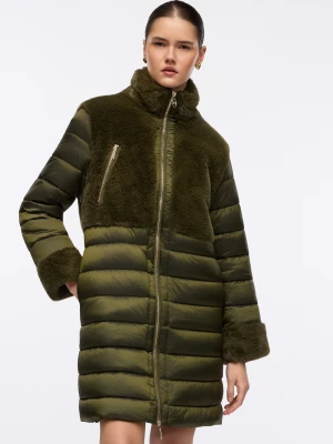 Liu Jo Padded Jacket With Faux Fur Inserts LIUJO