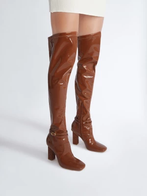 Liu Jo Patent Leather High Thigh-high Boots LIUJO