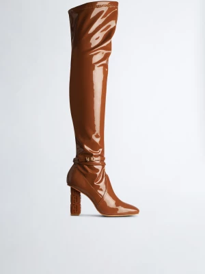 Liu Jo Patent Leather High Thigh-high Boots LIUJO