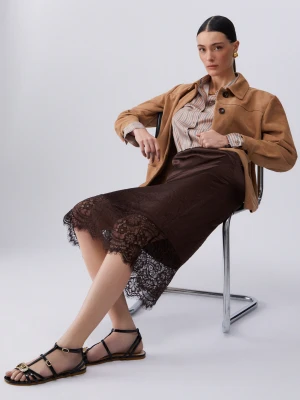 Liu Jo Patent Leather Sandals With Bejewelled Logo LIUJO