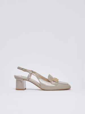 Liu Jo Patent Leather Slingback Loafers LIUJO