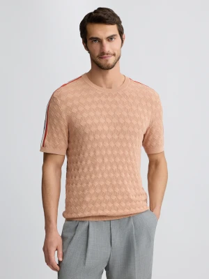 Liu Jo Peach Jacquard T-shirt LIUJO