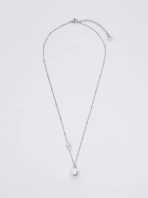 Liu Jo Choker Necklace With Pearl biały