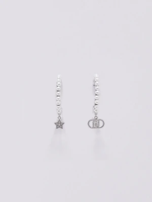 Liu Jo Pearl Hoop Earrings