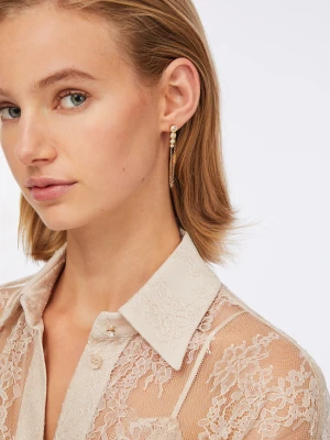 Liu Jo Pendant Earrings With Diamantés LIUJO