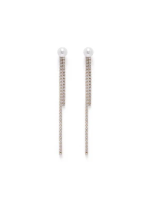 Liu Jo Pendant Earrings With Rhinestones