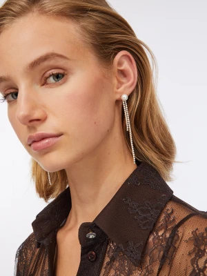 Liu Jo Pendant Earrings With Rhinestones LIUJO