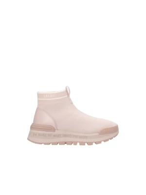 Liu Jo Pink Open-knit Sock Sneakers LIUJO