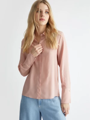 Liu Jo Pink Silk-blend Shirt LIUJO