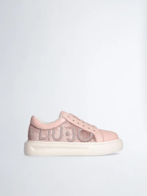 Liu Jo Pink Sneakers With Maxi-logo LIUJO