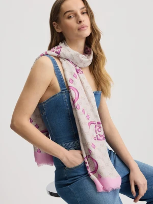 Liu Jo Pink Stole With Logo LIUJO