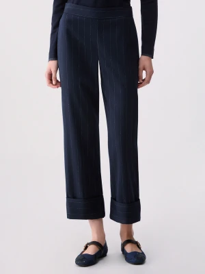 Liu Jo Pinstripe Cigarette Trousers