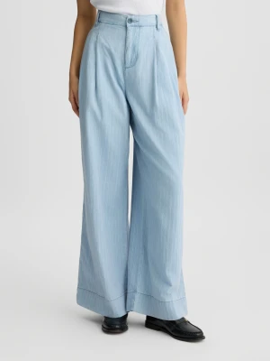 Liu Jo Pinstripe Denim Trousers LIUJO