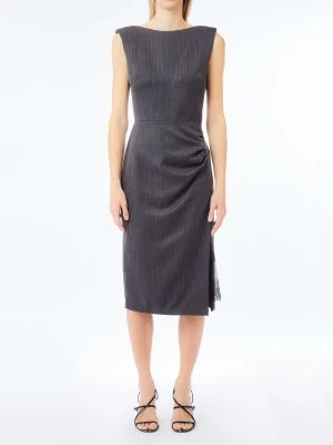 Liu Jo Pinstripe Dress With Lace