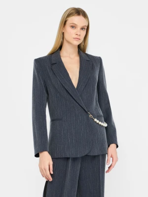 Liu Jo Pinstripe Flannel Blazer LIUJO