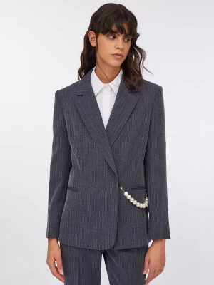Liu Jo Pinstripe Flannel Blazer LIUJO