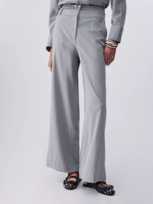 Liu Jo Pinstripe Palazzo Trousers LIUJO
