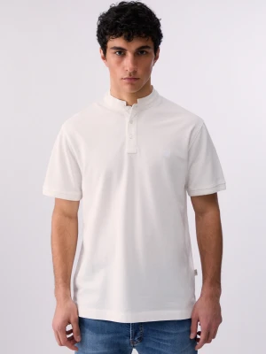 Liu Jo Pique Polo-shirt With Mandarin Collar