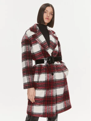 Liu Jo Płaszcz wełniany MF3122 J4577 Kolorowy Relaxed Fit