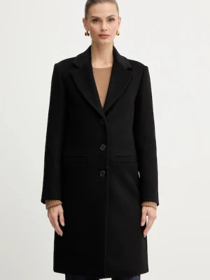 Liu Jo płaszcz z dodatkiem wełny