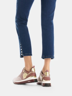 Liu Jo Platform Sneakers With All-over Rhinestones LIUJO