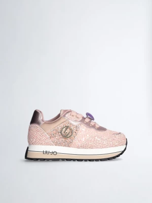 Liu Jo Platform Sneakers With Full Glitter LIUJO