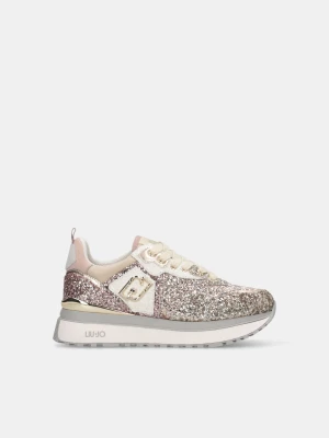 Liu Jo Platform Sneakers With Full Glitter LIUJO