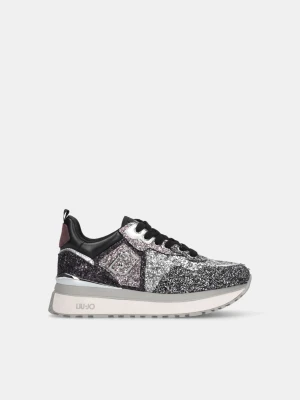 Liu Jo Platform Sneakers With Full Glitter LIUJO