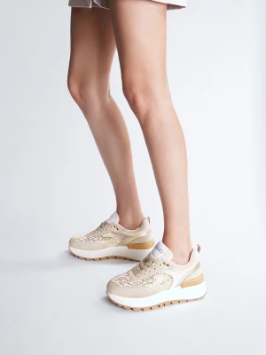 Liu Jo Platform Sneakers With Micro Sequins LIUJO