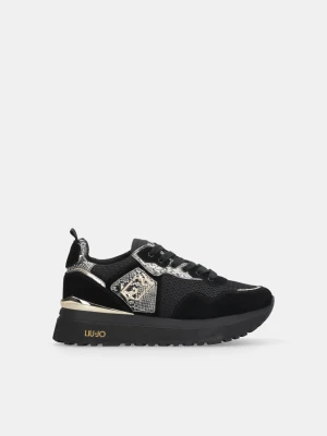 Liu Jo Platform Sneakers With Snakeskin Details LIUJO