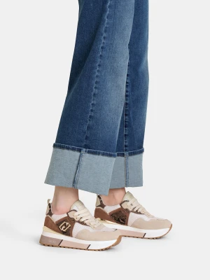 Liu Jo Platform Sneakers With Snakeskin Details LIUJO