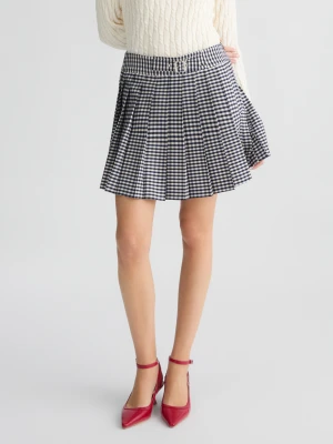 Liu Jo Pleated Chequered Miniskirt LIUJO