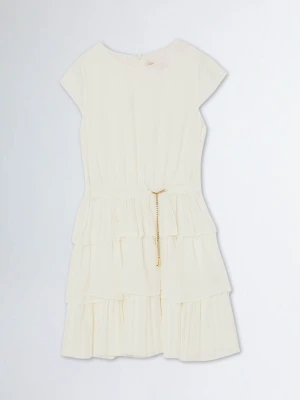 Liu Jo Pleated Dress With Chain Detailing LIUJO