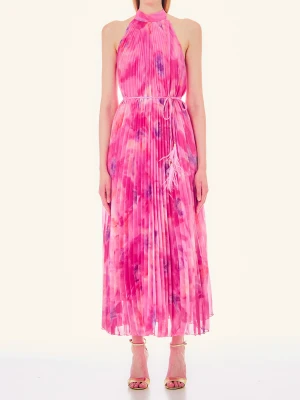 Liu Jo Pleated Floral Formal Dress LIUJO