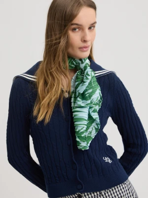 Liu Jo Pleated Printed Foulard