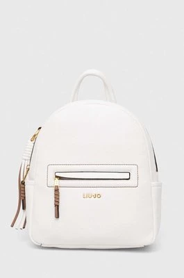 Liu Jo plecak damski kolor biały mały gładki