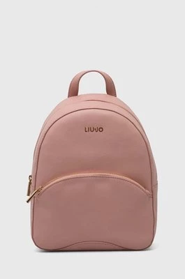 Liu Jo plecak damski kolor różowy mały gładki