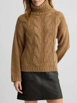 Liu Jo Polo-neck Cable-knit Pullover LIUJO