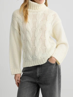 Liu Jo Polo-neck Cable-knit Pullover LIUJO