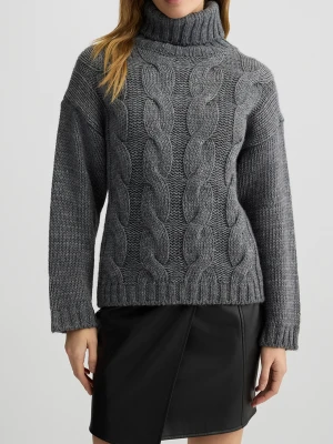 Liu Jo Polo-neck Cable-knit Pullover LIUJO
