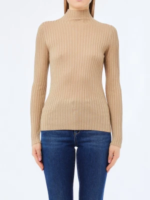 Liu Jo Polo-neck With Lurex® złoty