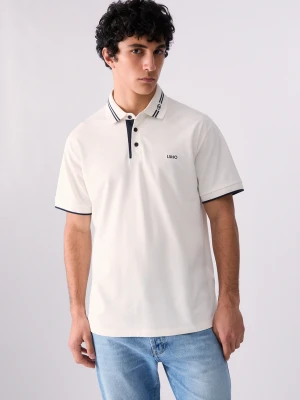 Liu Jo Polo Shirt With Logo biały